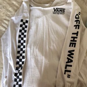 vans long sleeved shirt